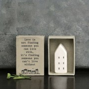 Matchbox Porcelain House - Love Is Not Finding